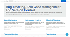 Desktop Screenshot of devzing.com